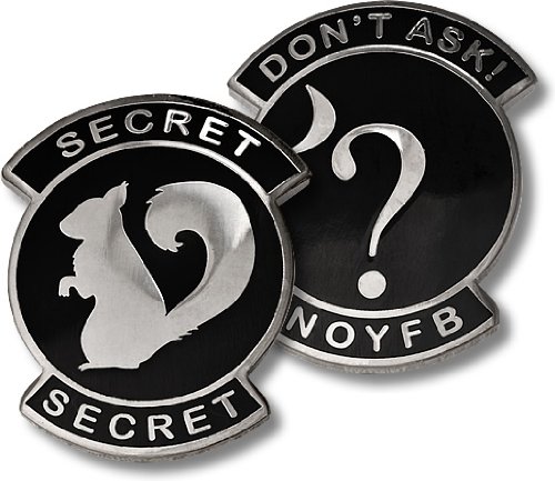 USAF Don't Ask Secret Squirrel Challenge Coin