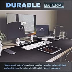 K KNODEL Leather Desk Mat, Extra Large Office Desk