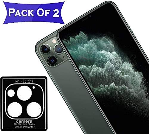 CELLUTION Back Camera Lens Protector Anti Shock Anti-Scratch Clear Camera Lens Protector Guard for Apple iPhone 11 Pro Max (Pack of 2)