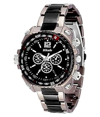 Black Dial Analog watch for Mens and Boys