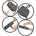 Compact Reverse Folding Umbrella, Reverse Umbrella for Travel, Inverted Umbrella by StreeboWorks - Reversible, Inside Out, Auto Open Close Umbrella (Charcoal Gray/White Polka Dot)
