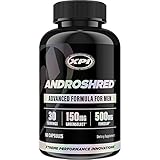 AndroShred - Hardcore Fat Burner - Build Lean Muscle - Increase Strength, Power, Lean Muscle, Energy, & Fat Loss - Diet Pill for Men (1 Bottle)