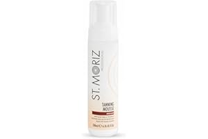 ST. MORIZ St Moriz Professional Medium Self Tanner Mousse - Sunless Instant Self Tanning Foam for a Deep, Natural Looking Fake Tan - With Aloe Vera & Vitamin E (6.76 fl oz)