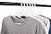 Popular Design Products 50 pc White Plastic Hangers with Built-in Grip Strip Non-Slip Pads - Perfect for Dresses, Blouses and Pants - Work Great for Shirts, Ties, Scarves and Sweaters