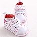 Voberry Baby Girls Toddler Lace up Sneaker Anti-Slip Boots Crib Shoes (6~12Month, Floral)