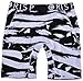 Mens Crisp Boxers Paint Scratch Underwear Briefs Black