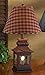 Park Designs Red Iron Lantern Lamp 20