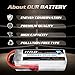 HRB 6S Lipo Battery 22.2V 5000mAh 50C RC Lipo Battery with Dean Style T Connector for Trex 700 DJI Drone RC Quadcopter Airplane Helicopter Car Truck
