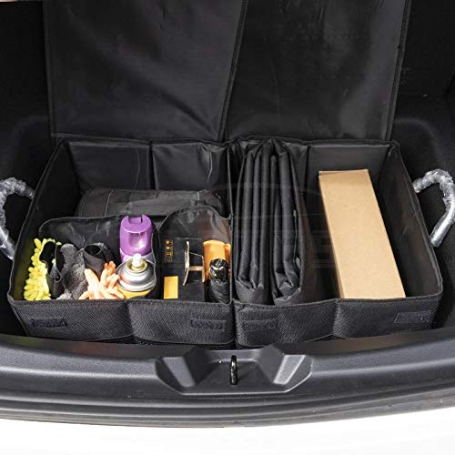 Car Trunk Storage Organizer Collapsible Cargo Storage Containers Portable Heavy Duty Multi