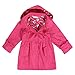 Arshiner Girl Kid Flower Waterproof Hooded Coat Jacket Outwear Raincoat