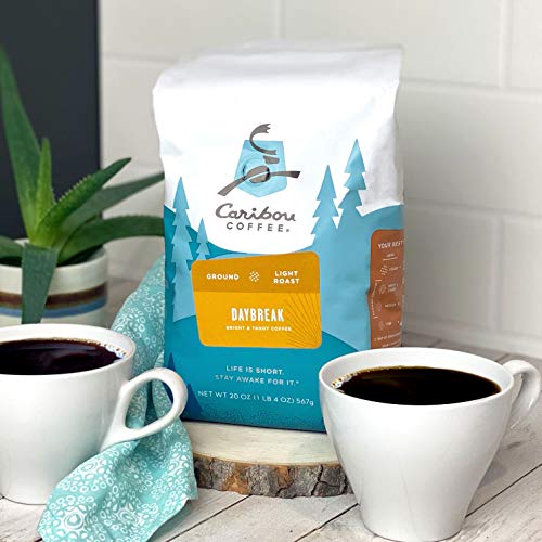 Caribou Coffee, Light Roast Ground Coffee Daybreak Morning Blend 20