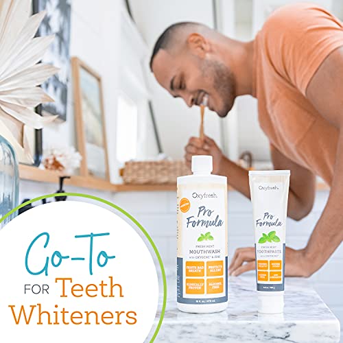 Oxyfresh Pro Formula Fresh Mint Mouthwash Patented Zinc Mouthwash for