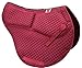ECP Equine Comfort Products All-Purpose Contoured Correction Saddle Pad with Adjustable Memory Foam Inserts for Custom Support, Non-Slip, Shock Absorbing, 22” Spine, 19.5” Drop