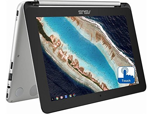 2018 Newest Premium Asus Flip 10.1" 2-in-1 WXGA IPS Touchchscreen Chromebook - 6-Core Rockchip RK3399 CPU, 4GB DDR3, 16GB eMMC, Bluetooth, 802.11ac, 3-in-1 Media Reader, Webcam, USB Type-C Chrome OS