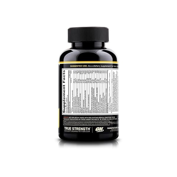 OPTIMUM NUTRITION OPTI-MEN DAILY MULTIVITAMIN SUPPLEMENT, 90 COUNT