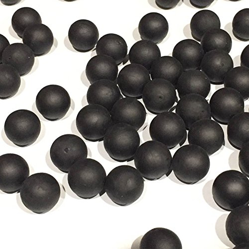 RAP4 100 Count Rubber Training Paintball - Black