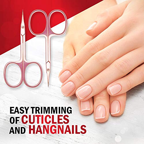 Titania Germany Cuticle Scissors Rose Gold - Sharp & Premium Quality Cuticle Remover For Clean Trimming - For Daily Hygiene & Beauty Needs - Thumbnail 3