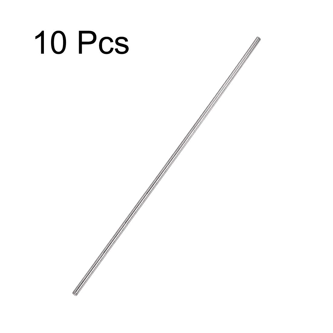 sourcing map 2.5mm x 250mm 304 Stainless Steel Solid Round Rod for DIY Craft - 10pcs - Image 4
