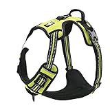 Best Front Range No-Pull Dog Harness. 3M Reflective Outdoor Adventure Pet Vest with Handle. 3 Stylish Colors and 5 Sizes.