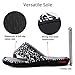 HomeTop Women’s Leopard Memory Foam Spa Thong Flip Flops Indoor House Slippers (9-10 B(M) US, Leopard/Gray)