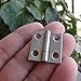 12Pcs Mini Duty Hinge with Screws,Stainless Steel Jewelry Box Hinges Small Hinges for Wooden Box Hardware Hinges for DIY Jewelry Box