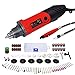 GOXAWEE Rotary Tool Kit 240W Power Die Grinder Set with 1/4 Inch 3-Jaw Chuck (0.5-6 mm), 6 Step Variable Speed, Advanced Flex Shaft & 82Pcs Multifunctional Accessories for DIY Projects