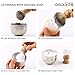 Shaving Set, Anbbas 4in1 Pure Badger Hair Shaving Brush Solid Manchurian Ash Wood Handle,Black Broken-Resistant Acrylic Shaving Stand,Stainless Steel Shaving Bowl Dia 3.2 inch and Goat Milk Soap 100g