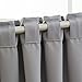 Best Home Fashion Premium Thermal Insulated Blackout Curtains - Back Tab/Rod Pocket - Grey - 52