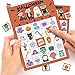 KD KIDPAR 52PCS Halloween Bingo Cards Game Set for Kids and Whole Family - 40 Players, Reusable and Easy Read