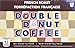 Double Donut Coffee Pods Coffee, Fresh Dark Roast Coffee in Recyclable Single-Serve Capsules for Keurig K Cups Coffee Machines, French Roast, 24 Count