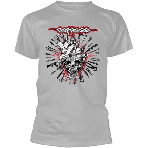 Sudadera Con Capucha Carcass 'Necro Head' - Cremallera, Negro, 100% Oficial, Mezcla Algodón