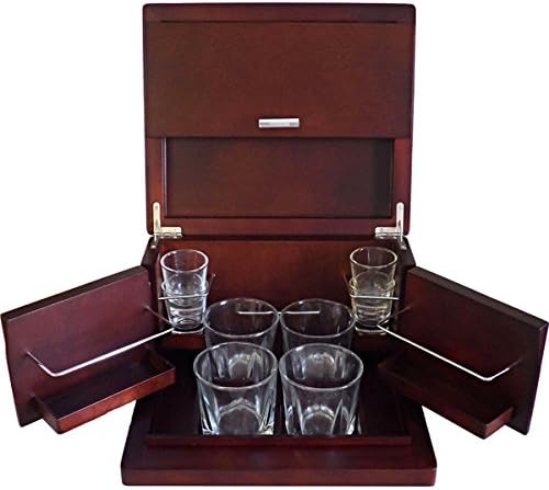 Proman Jazz Mini Bar Walnut-colored Finish