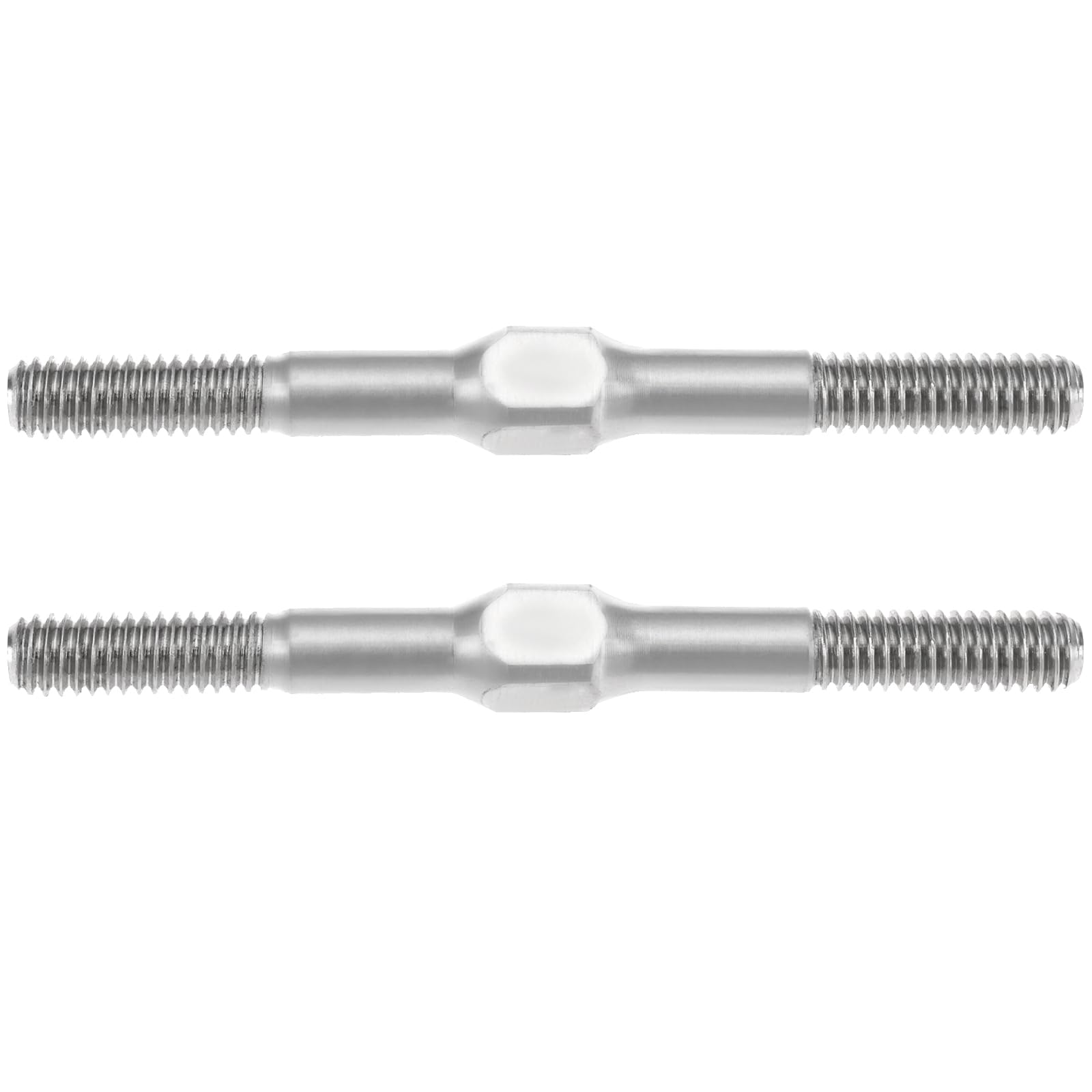 SG Store 2 Pairs Steel Turnbuckle Remote Control Car Steel Bolts ARA330542 Compatible with ARRMA M4x48mm