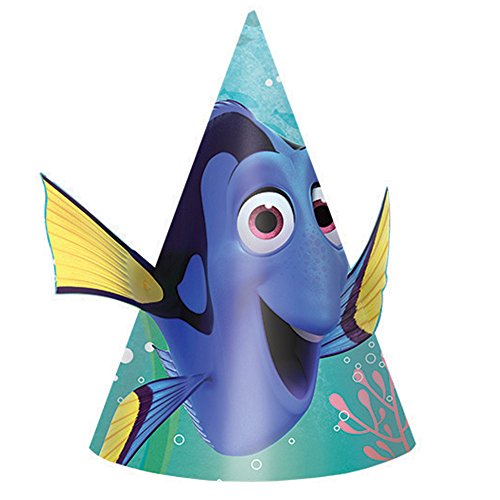 Amscan Finding Dory Party Hats (8 Pack)
