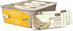 GoMacro MacroBar Organic Vegan Protein Bars - Banana + Almond Butter, (2.3 Ounce Bars, 12 Count)