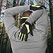 TrailHeads Running Gloves | Lightweight Gloves with Touchscreen Fingers - Black/hi-vis (Medium)