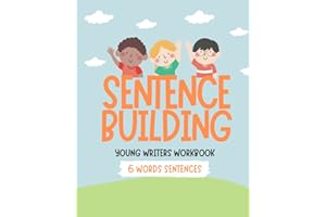 Sentence building workbook. Spelling and Writing for Beginners Activity book. Grade 1 and 2, Sentence Structure, High-Frequen