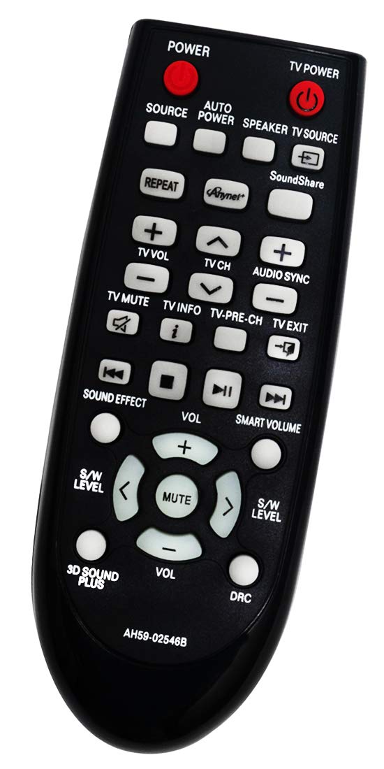 ALLIMITY AH59-02546B Remote Control Replacement for Sansung Soundbar System HW-F550/EN HW-F550/ZF HW-F551/EN HW-F551/ZF HW-F550 HW-F551 HW-F551/TK