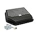 Assault Racing Products A8491PBK GM Chevy Turbo 350 Black Aluminum Transmission Pan Kit Gasket Bolts TH350