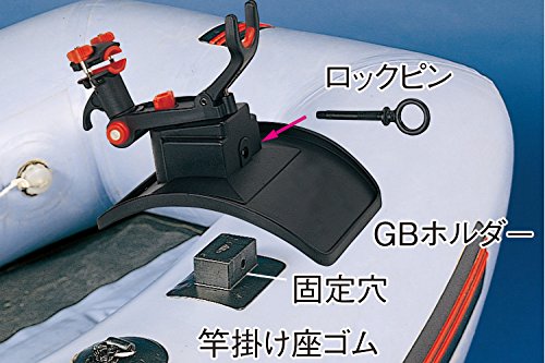 Uketaro GB Daiichiseiko Schlauchboot Rutenhalter aus Japan zum kleben – Bild 4