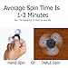 SMAZ LIFE Anti-Anxiety Fidget Spinner Toy Helps Focusings EDC Focus Toy for Kids & Adults - Best Stress Reducer Relieves ADHD Anxiety and Boredom Ceramic Cube Bearing (Aluminium Pink)