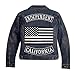 VEGASBEE® California Patch Embroidered Iron-On Patch Biker Jacket Rider Vest Bottom Rocker 12