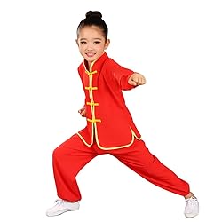 YEMYIQZ Kids Kung Fu Clothing Traditional Tai Chi