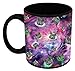 Funny Guy Mugs Space Cats Ceramic Coffee Mug, Black, 11-Ounce