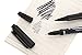Felt Tip Pens - Dual tips 1.0mm&0.5mm fine medium 10pcs/color pen marker multifunctional pigment liner ink pen fiber tipped sketch drawing archival sign pens (10pcs black+10pcs blue +10pcs red)