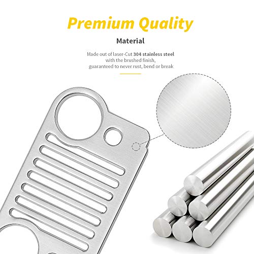 3 Teenitor+Grille+keychain+Accessories+Stainless