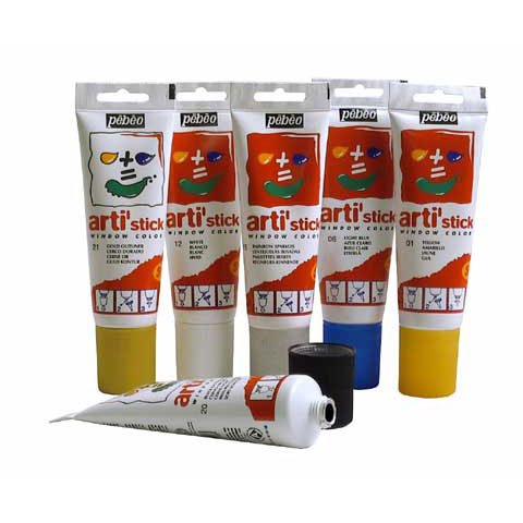 Arti'Stick Repositionable Window Paint 75ml - Clear