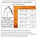 N’Joy Compression Leg Sleeves – 1 Pair Outdoor Basketball MAKLULU Full Length Leg Sleeves for Men, Women, Youth (White-L)