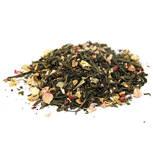 Grüner Tee - "Kirschblüte Jasmin" - Sencha Grüntee mit Kirschblüten Geschmack 100 g von Quertee – Bild 3