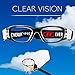 EverSport Kids Sports Goggles Children Sport Goggles Teenager Safety Protective Basketball Glasses with Adjustable Strap for Basketball Football Volleyball Hockey Rugby Racquetball (Black)